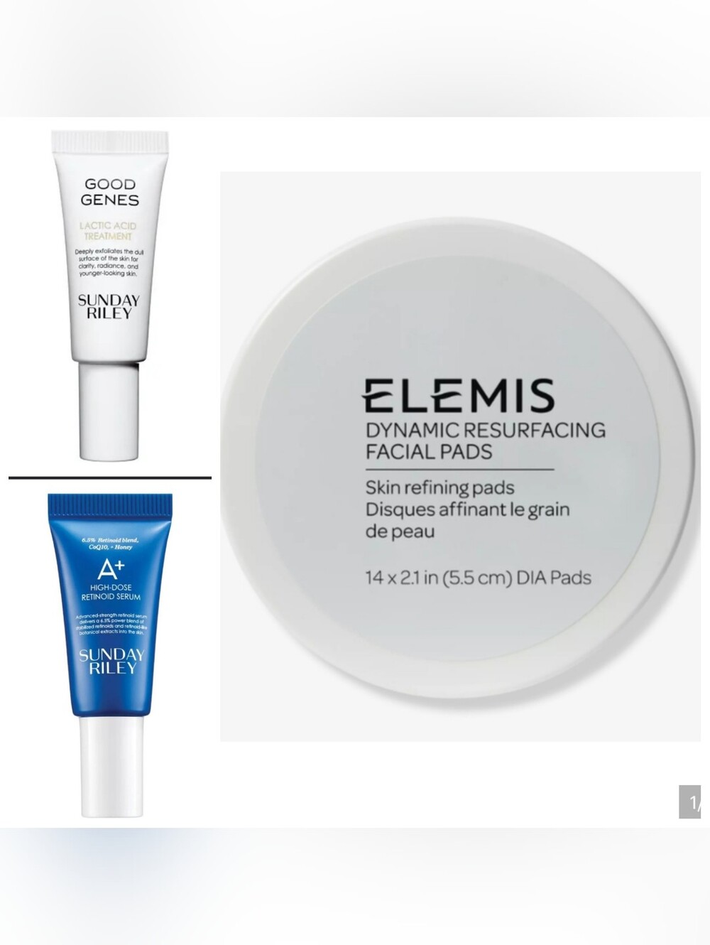 Sunday Riley, Elemis Lot Cosmetics